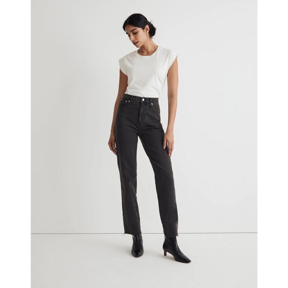 Madewell Women's Black Straight Leg Jeans